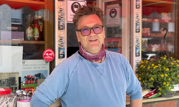 Kiosk am Ortseingang – seit 17 Jahren im Besitz von Frank Lorenzen