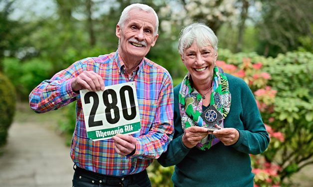 Olympia-Teilnehmer Paul Angenvoorth und seine Frau Manuela