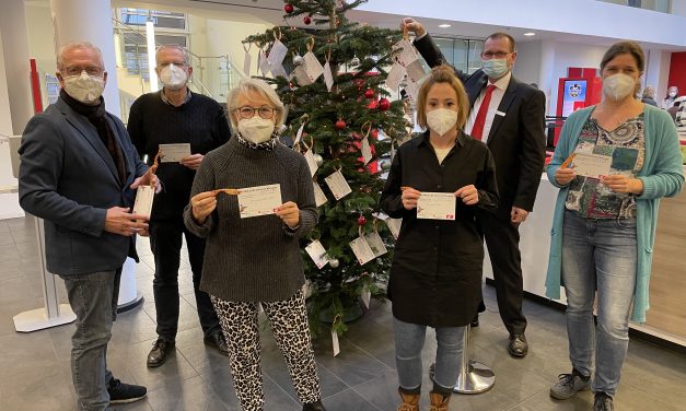 Wunschkarten warten auf die Abholung
