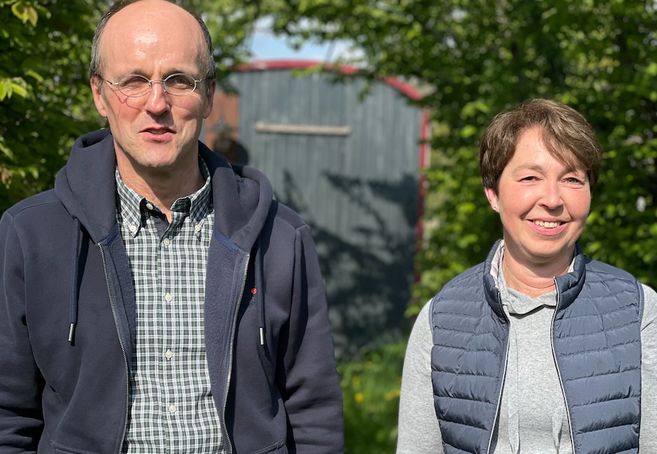 Hildegard Ibbels und Johannes Dörkes – die Vertreter der Landwirtschaft