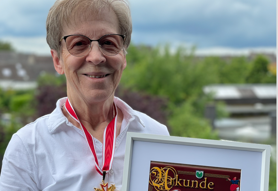 Margret Schütz seit 50 Jahren Mitglied der KKG