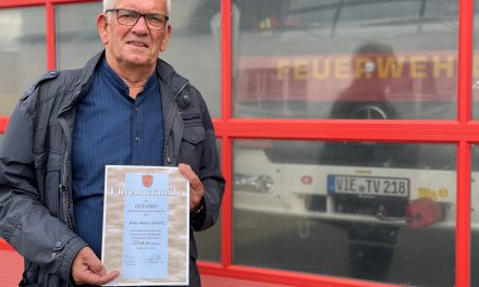 Peter Heinz Lambertz 60 Jahre bei der Feuerwehr