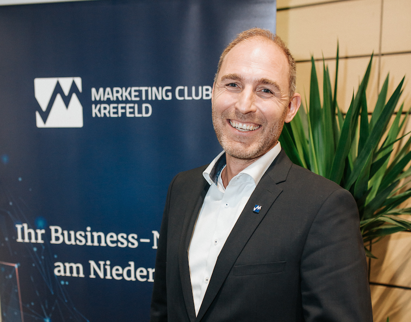 Arndt Thißen ist Präsident des Marketing-Club Krefeld