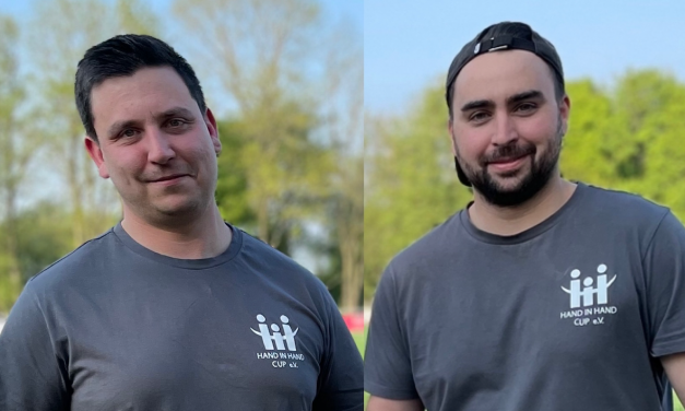 Kicken für den guten Zweck beim „Hand in Hand Cup“