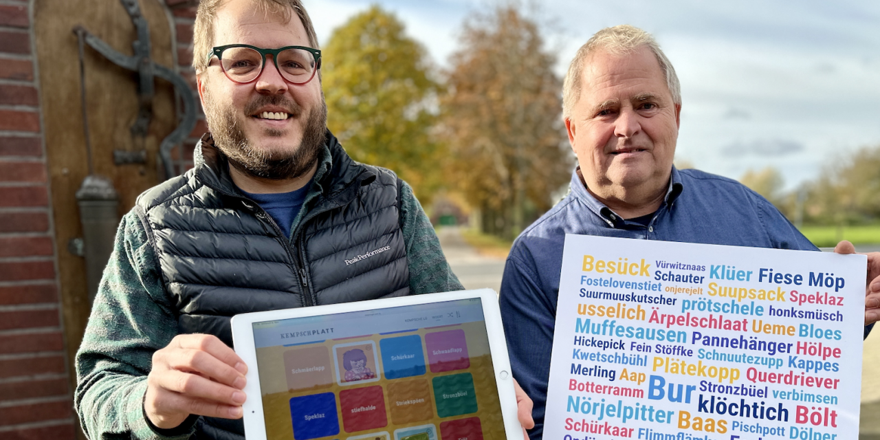 Henning Lindeke und Achim Evertz lassen „Kempsch Platt“ sichtbarer werden