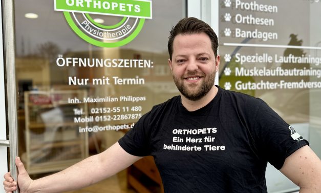 „Orthopets“ – die aus dem TV bekannte Orthopädietechnik und Physiotherapie für Tiere kehrt nach Kempen zurück