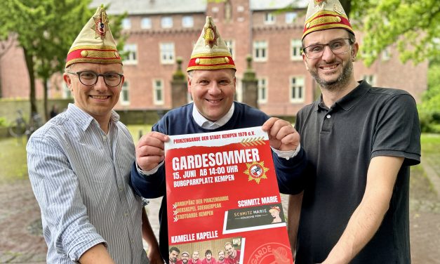 Prinzengarde lädt erstmals zum Gardesommer an die Burg