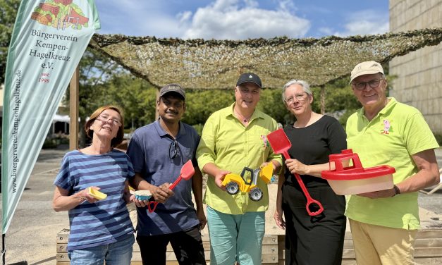Buddelspaß auf dem Concordienplatz