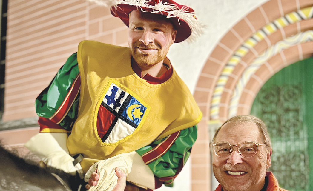 Die Herolde Fander und Schmitz wechseln sich ab