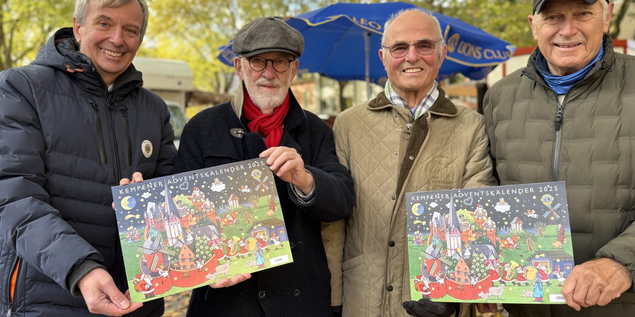 Lions verkaufen Adventskalender und laden zum Konzert