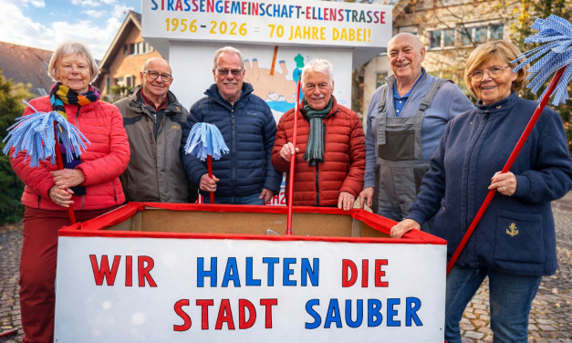 Die treueste Gruppe im Rosenmontagszug
