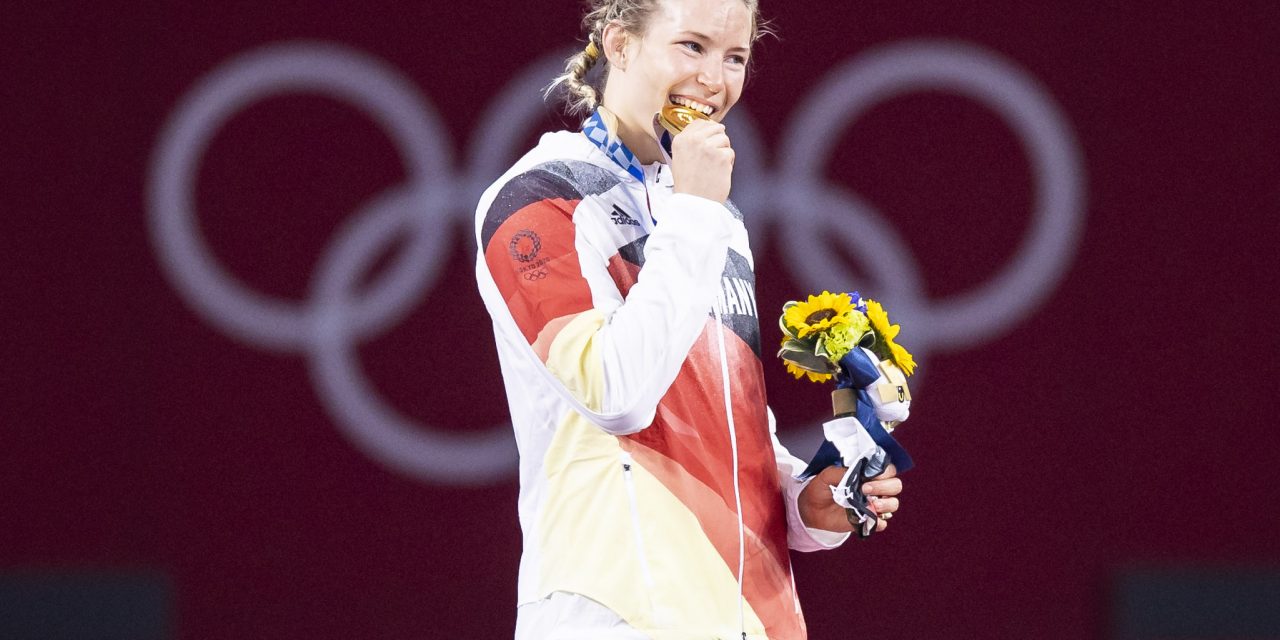 Aline Rotter-Focken wirbt für Olympia bei uns