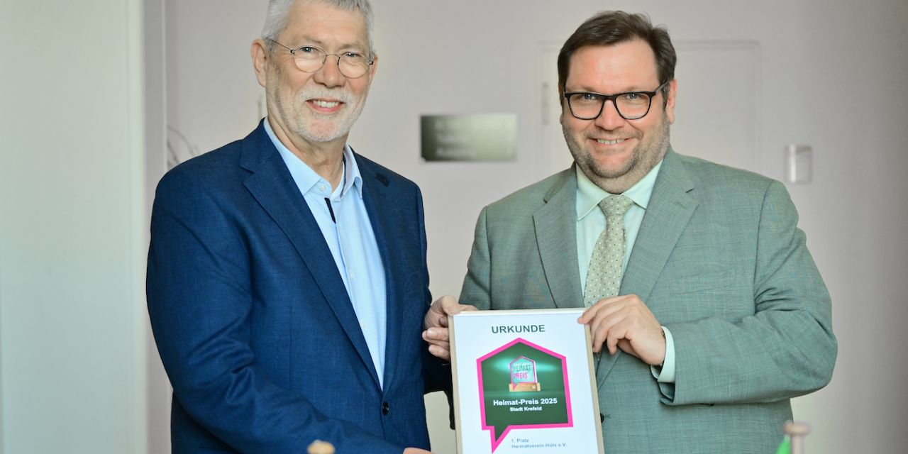 Heimatverein gewinnt 1. Platz beim Heimatpreis