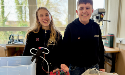 Mit einer „Löschkanone“ zum Erfolg bei Jugend forscht