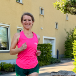 Dreifachstart beim Apfelblütenlauf: Stefanie Floeth lief 5, 10 und 21 Kilometer-Lauf