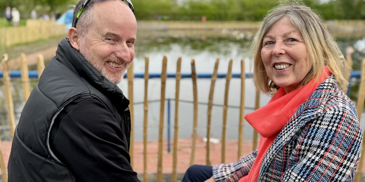 Altes Hülser Freibad als Bruchgold-Projekt eröffnet