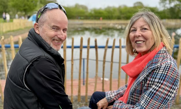 Altes Hülser Freibad als Bruchgold-Projekt eröffnet