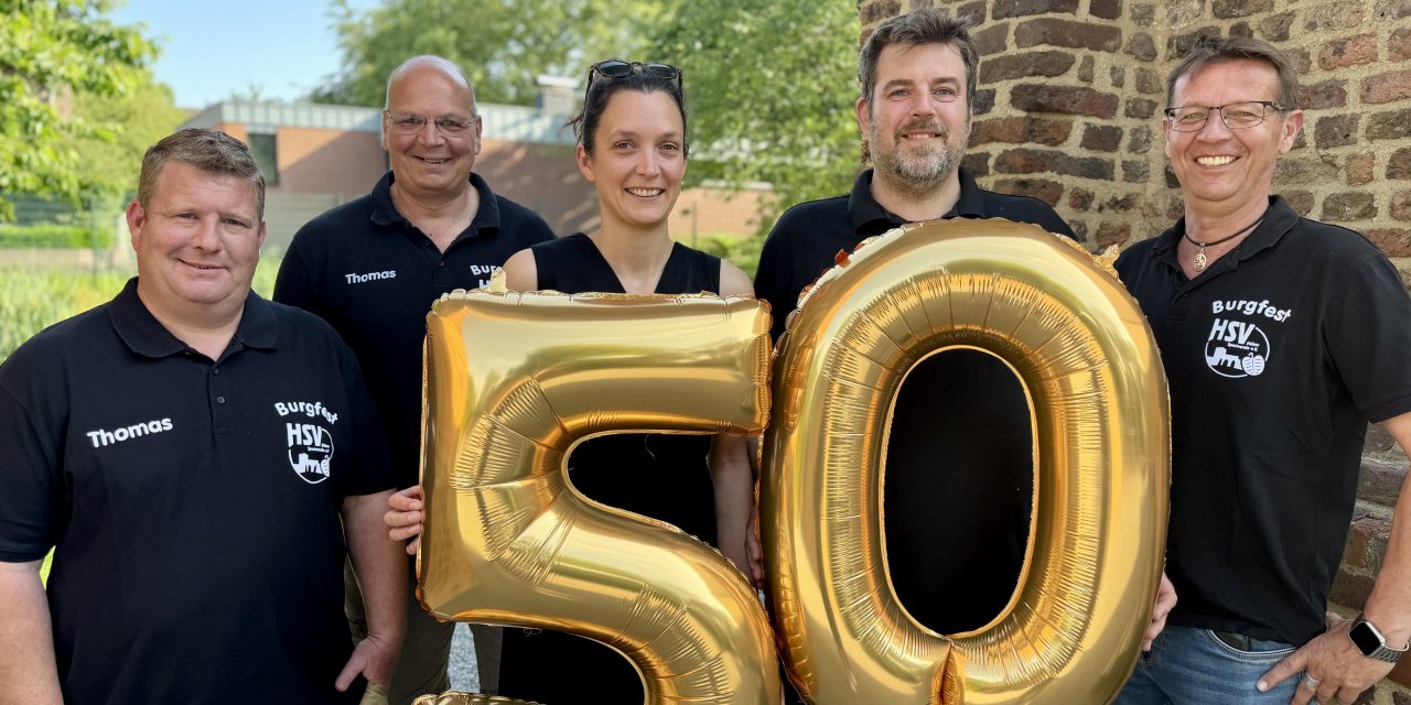 Vom Efeu bis zur LED-Wand: 50 Jahre Burgfest in Hüls