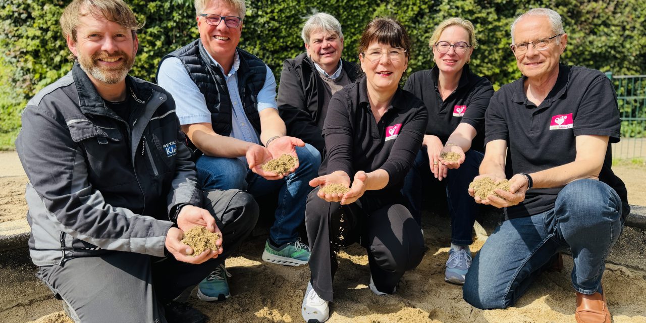 Sandkastenaktion auf dem Alten Markt 