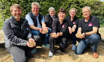 Sandkastenaktion auf dem Alten Markt 