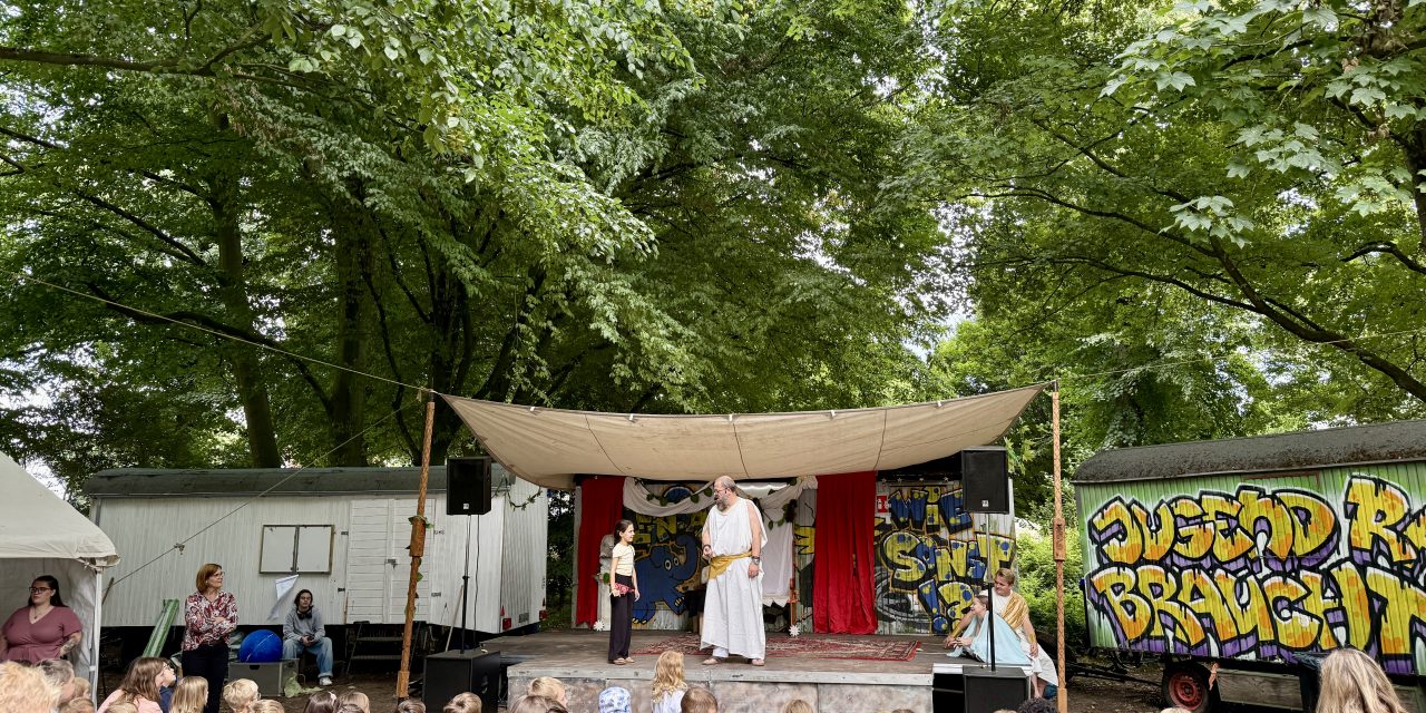 „Reise durch die Zeit“ bei den Hülser Ferienspiele 