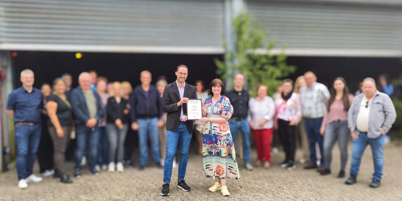 Seulenmedaille zu Ehren der ehemaligen Ersten Beigeordneten 