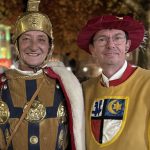 Georg Funken reitet zum ersten Mal als St. Martin 